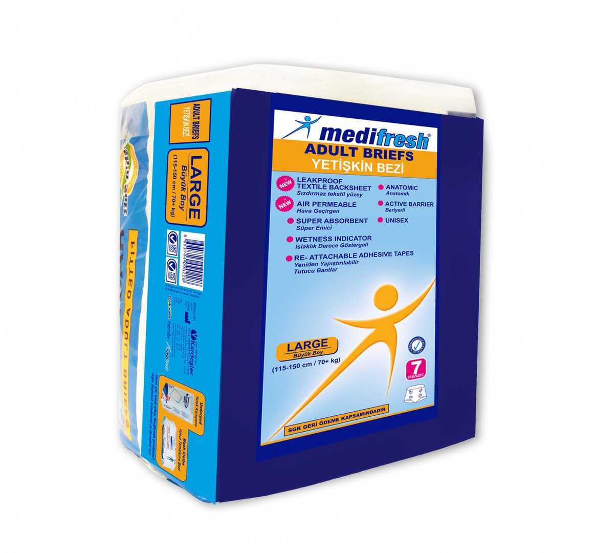 Medifresh Hasta Bezi Large 7'li