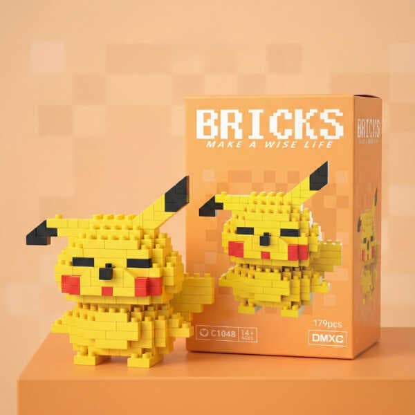 Bricks Pikachu Mini Lego Figürü