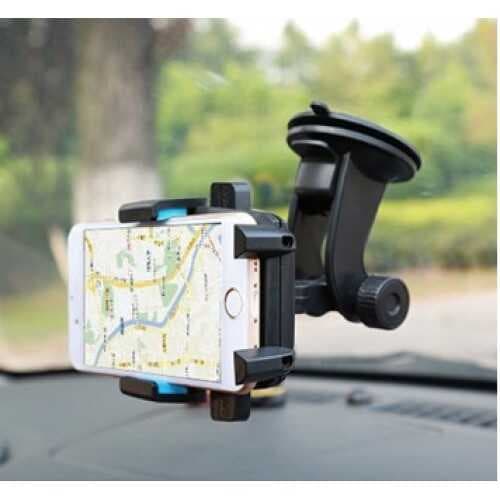 Araç İçi Cam ve Torpido Vantuzlu Telefon Tutucu