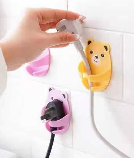 Ayıcık Desenli Çok Amaçlı 4 lü Fiş Tutucu (5430)