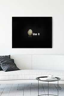 (10222) Beyii Kulla Eğleceli Mizahi Çerçeveli Tablo (50x70cm)