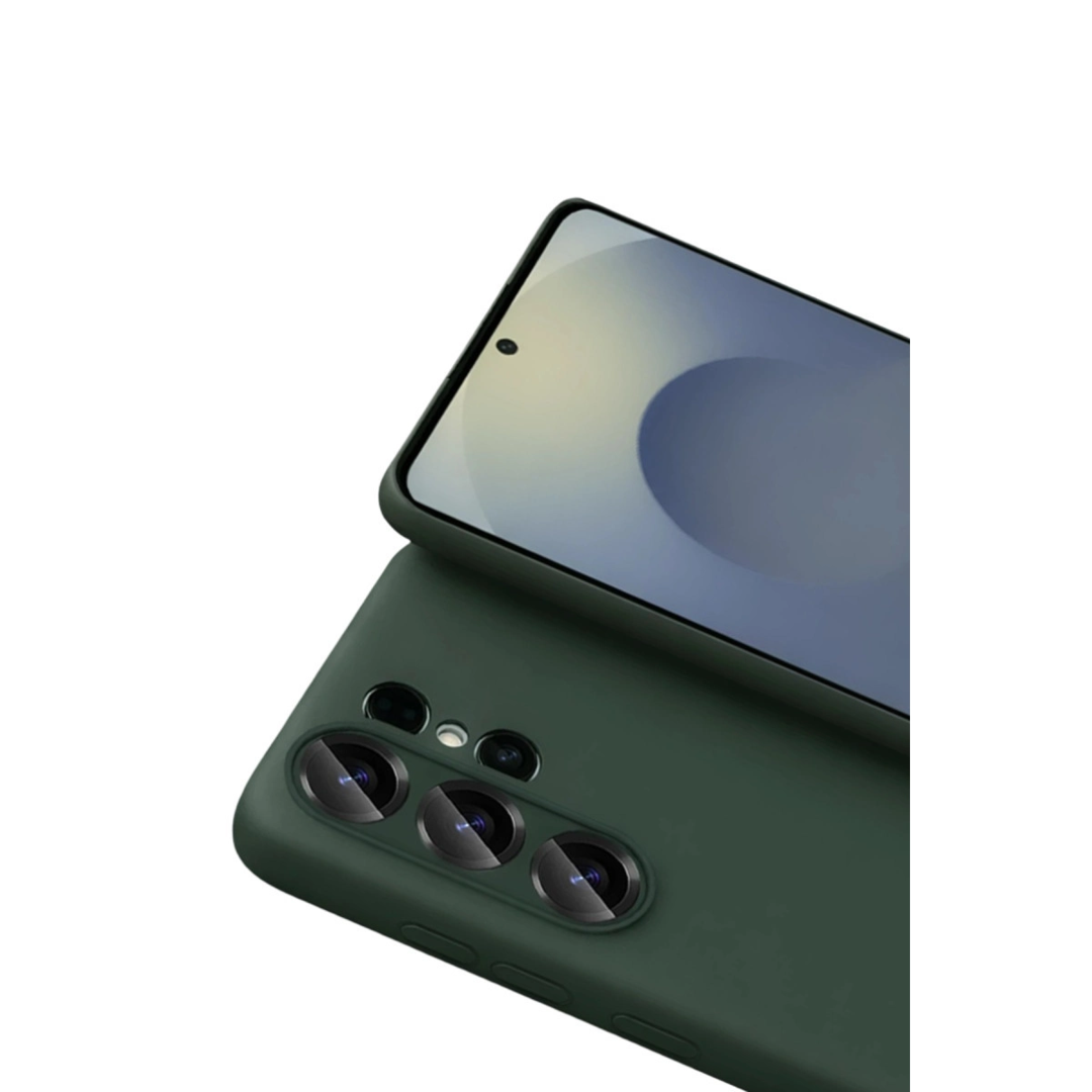 Samsung Galaxy S26 Ultra Nano İçi Kadife Silikon - Koyu Yeşil