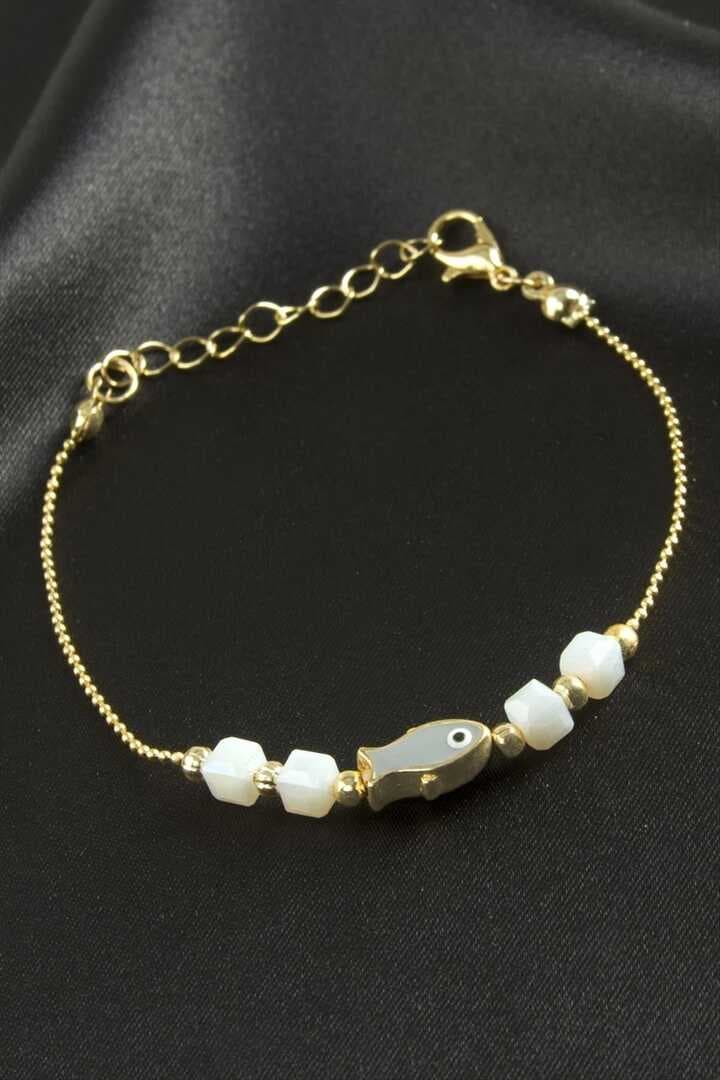 Balık Küp Kristal Bileklik