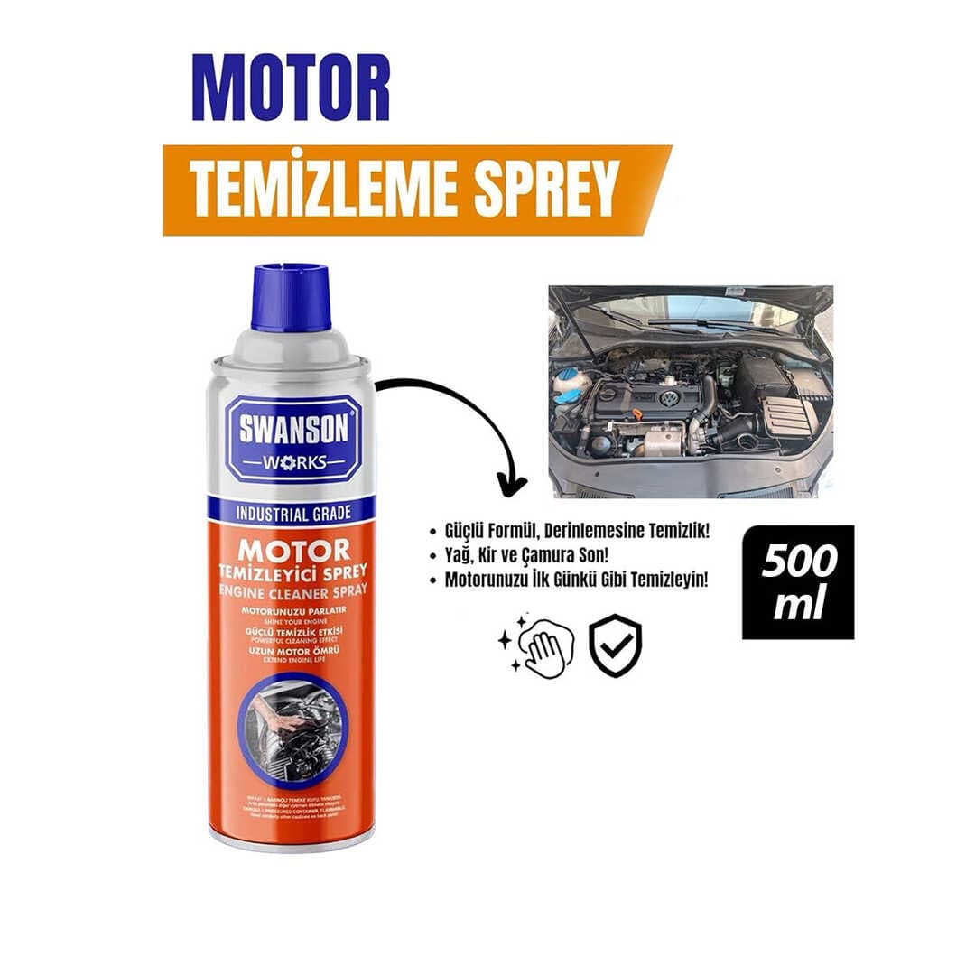 24 ADET MOTOR TEMİZLEME SPREY 500 ML (5430)