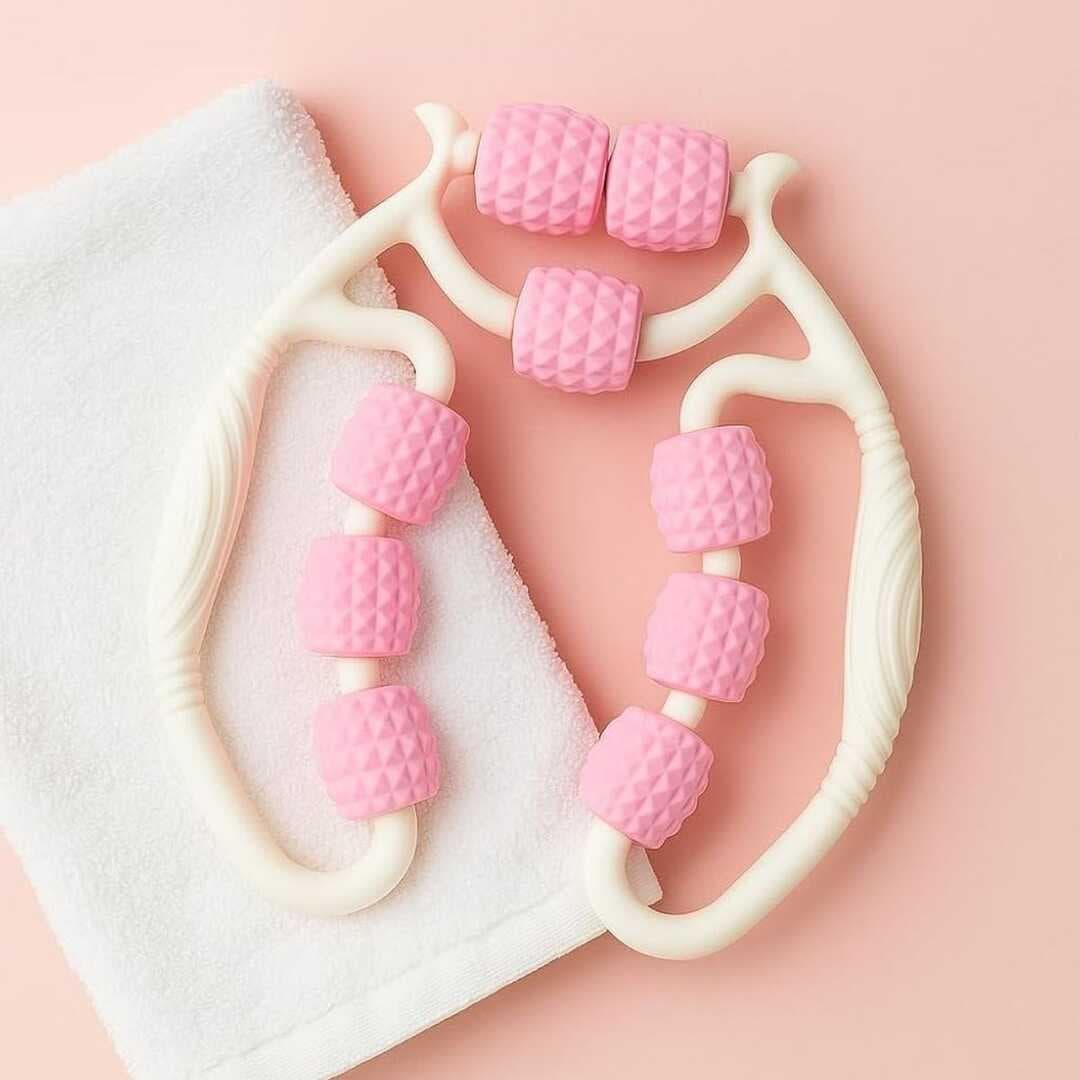 9 Tekerlekli Lenfatik Masaj Roller – Selülit Giderici, Cilt Sıkılaştırıcı, Bacak Kol Sırt Masaj Aleti (5430)