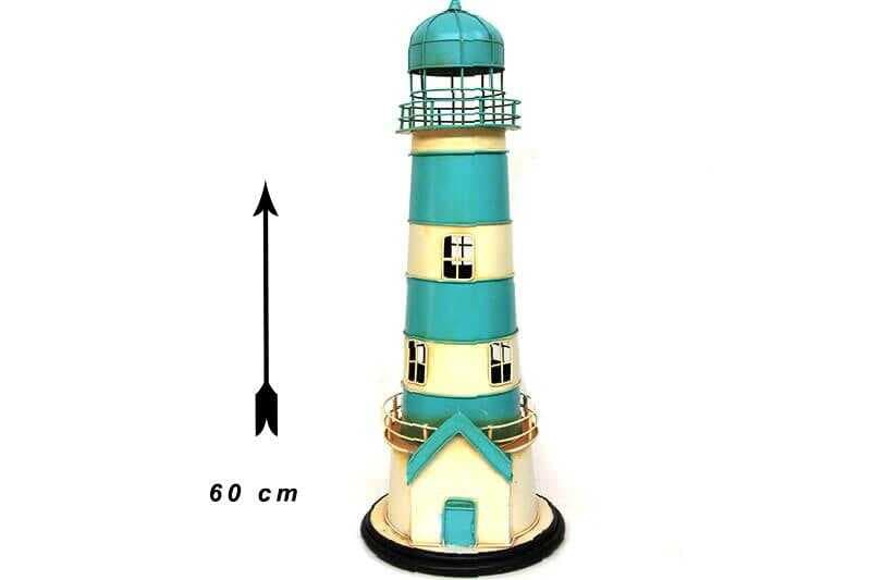 Dekoratif Metal Deniz Feneri Kumbara Vintage Biblo Hediyelik (477477)