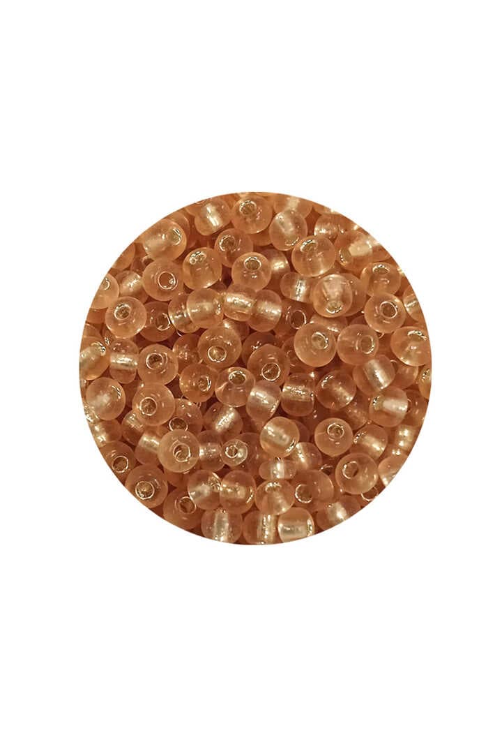 Dökme Cam Kum Boncuk (8/0) 3 mm - 60 Gram - Şeffaf Bal Rengi - BNC184