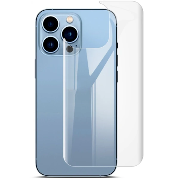 iPhone 13 Pro Max 6.7 Film Ön Arka Full Koruyucu Nano Hidrojel Koruyucu Set-(5775)