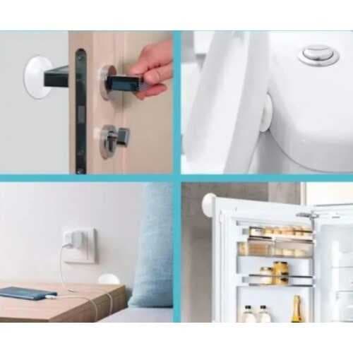 Şeffaf  Silikon Mobilya ve Kapı Durdurucu Darbe Pedi 6 lı