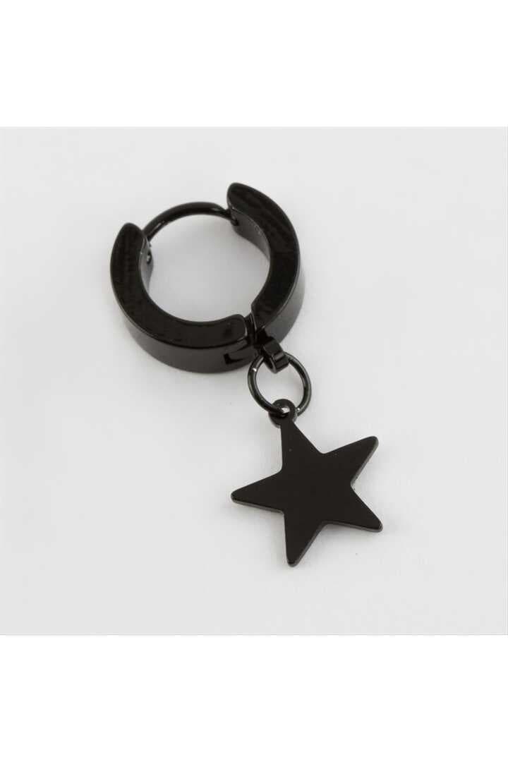 Yıldız Figürlü Çelik Erkek Küpe 1 Adet