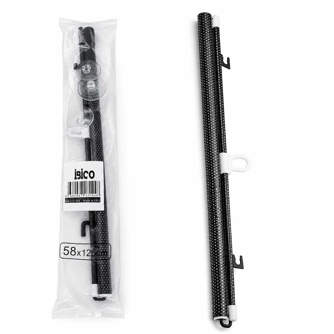 58X125CM OTO-ARAÇ - EV - OFİS CAM PANELİ GÜNEŞLİK PVC PERDE MAKARALI AÇ-KAPA VANTUZLU MONTAJ (5430)