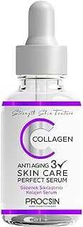 PROCSI Ati-Agig Kolaje Serum, Kırışıklık Karşıtı & Gözeek Sıkılaştırıcı, Yaşlama Karşıtı & Cilt Yeileyici, Gülük Bakım, 20 ML
