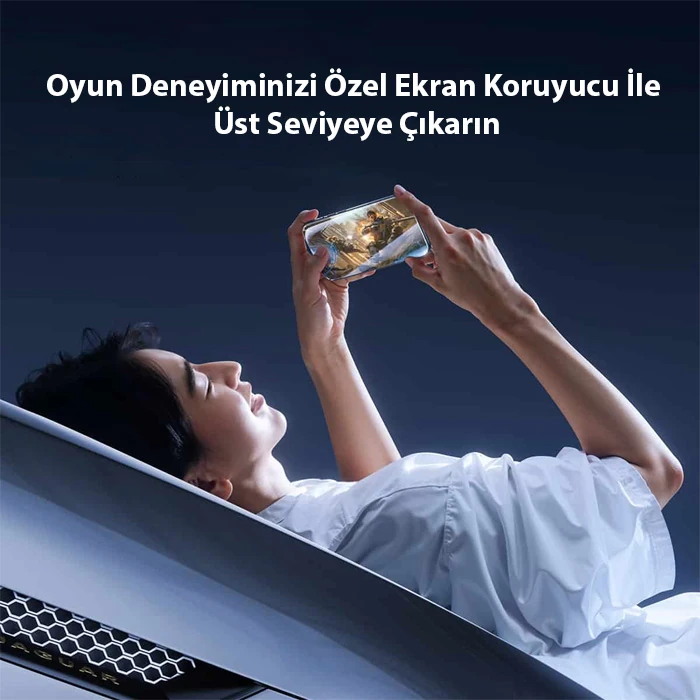 Baseus Crystalline iPhone 14 Pro için Parlama Önleyici Tempered Cam Ekran Koruyucu-(5775)