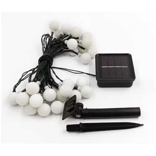 Solar 5m 28 Led Top RGB Siyah Kablolu