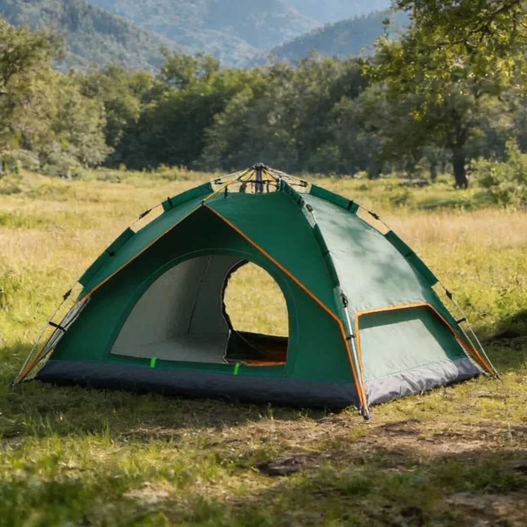 6 Kişilik Otomatik Kamp Çadırı – Çift Katmanlı, Suya Dayanıklı, Hızlı Kurulum Outdoor Aile ve Doğa Çadırı 200x250x150 cm (5430)