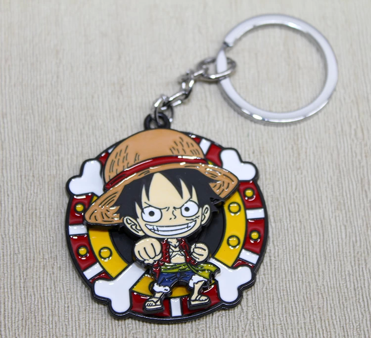 Metal Dönen Luffy Anahtarlık Alk3088