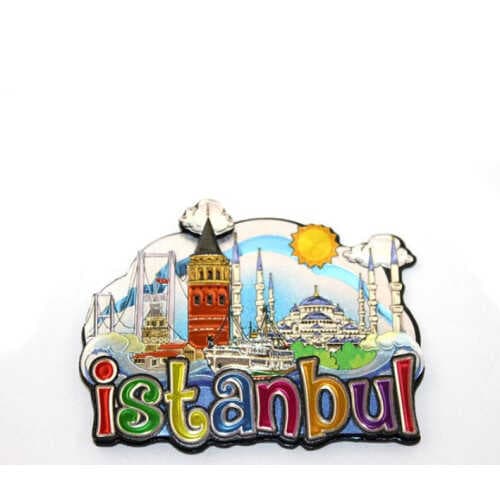 İstanbul Temalı Silikon Buzdolapı Süsü Magnet
