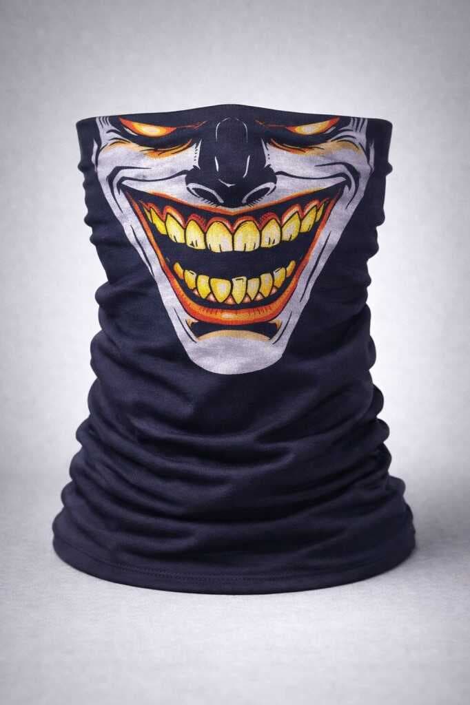 Joker Gülüşlü Maske – Çok Amaçlı Boyunluk Bandana 3 No