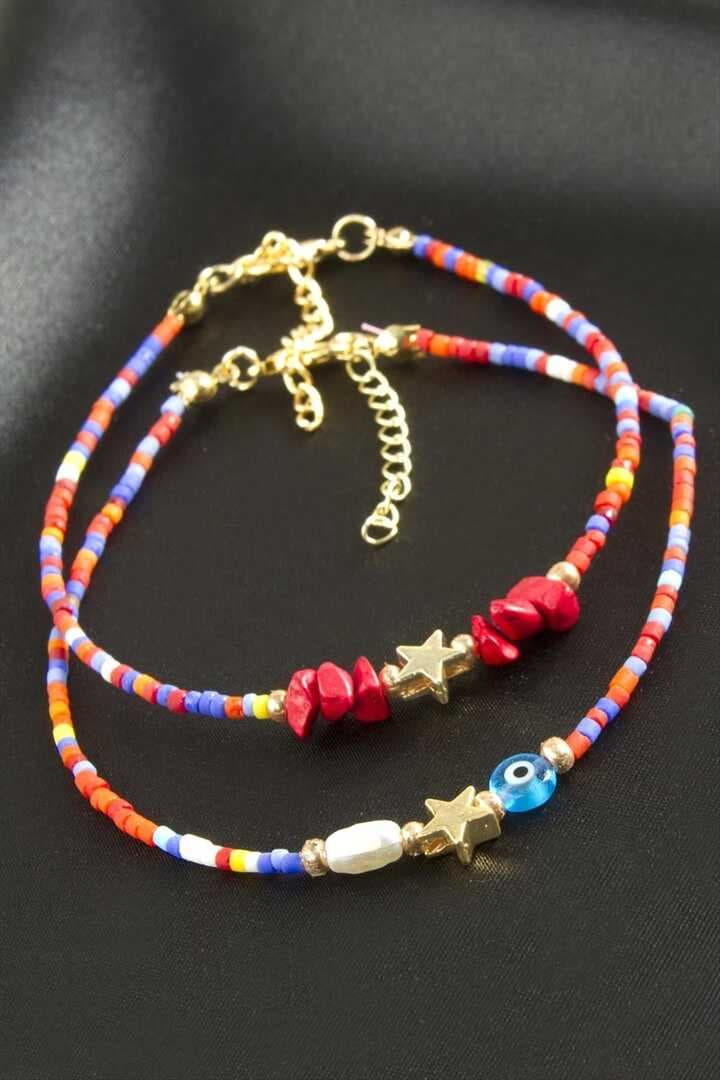 Karışık Miyoki Boncuk Bileklik