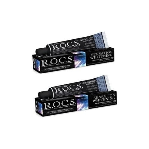 Rocs Sensation Beyazlatıcı Diş Macunu 74 Gr X 2 ADET