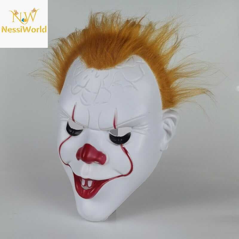 Stephen King&amp;#39;s Korkutucu Joker Maske 31x22 cm
