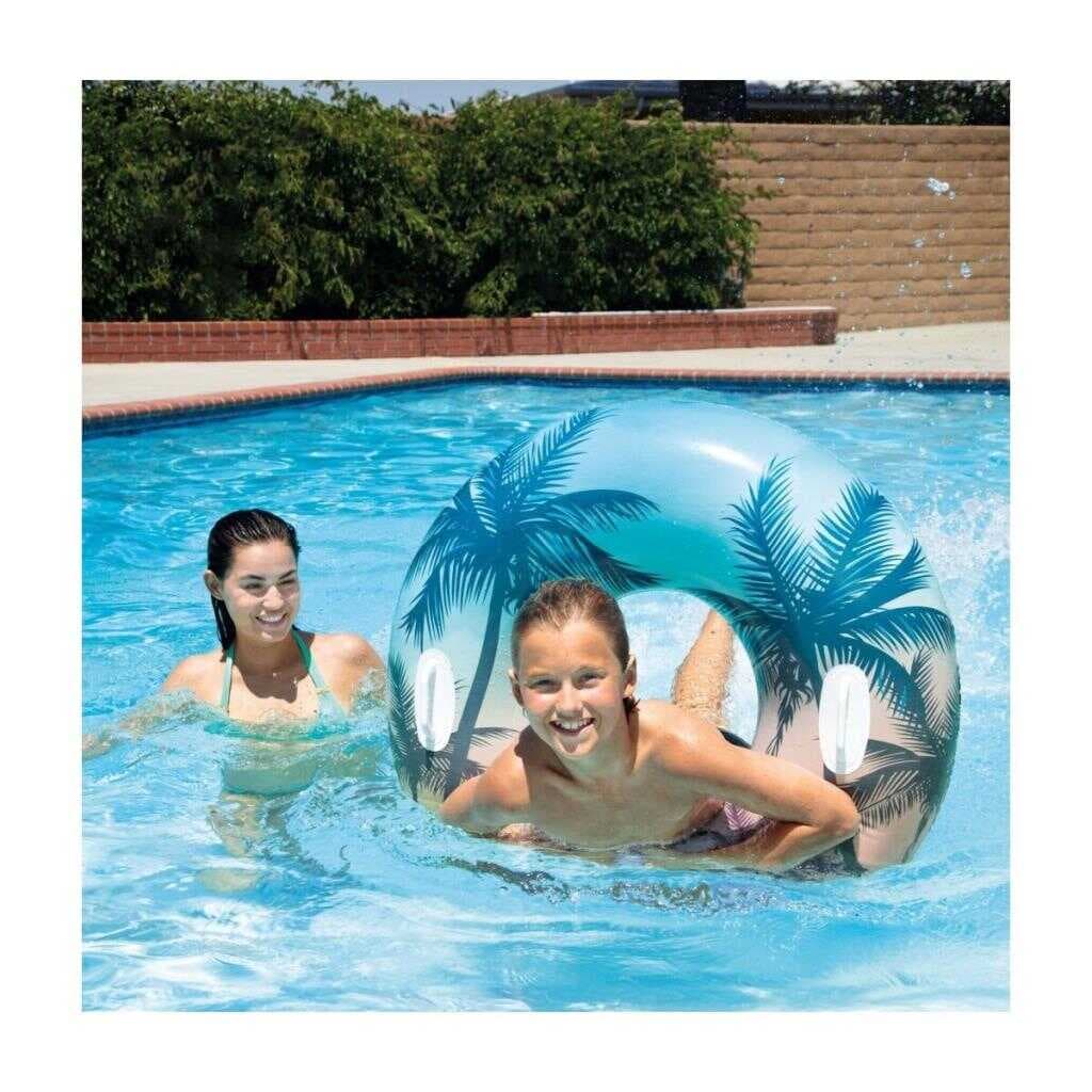 Nessiworld ISC58263 Intex Tutmaçlı Desenli Simit 97 cm