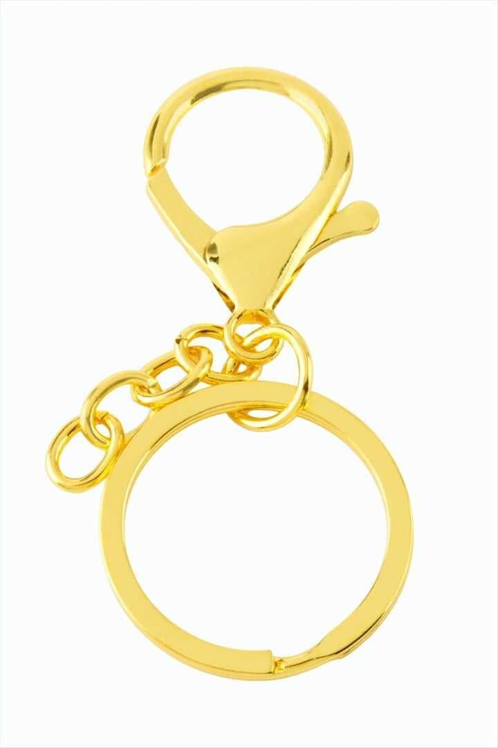 Kancalı Metal Anahtarlık Aparatı Zincirli