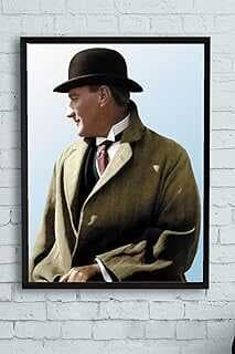(9905) Mustafa Kemal Atatürk Çerçeveli Tablo 4 (21x30cm)