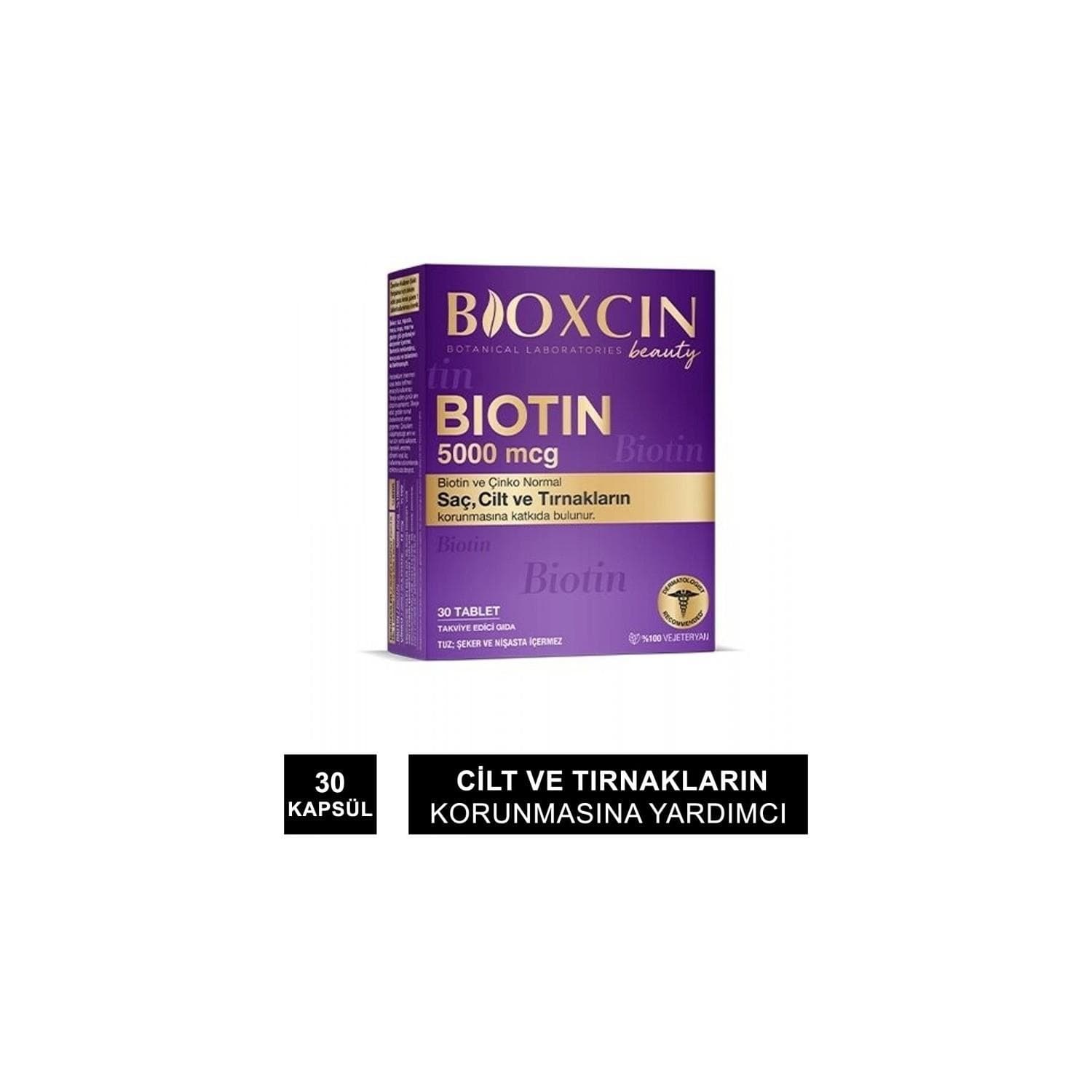 Bioxcin Biotin 5000 Mcg 30 Tablet