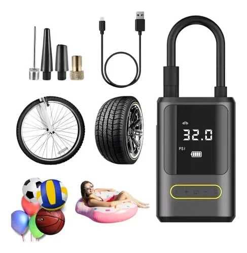 Kablosuz Oto Araç Mini 4000mAh 150 PSI Işıklı Oto Hava Kompresörü KA-760 (5430)
