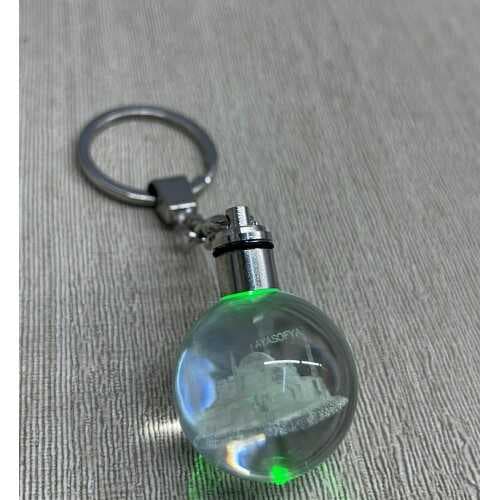 Ledli Ayasofya Tasarımı Kristal Anahtarlık