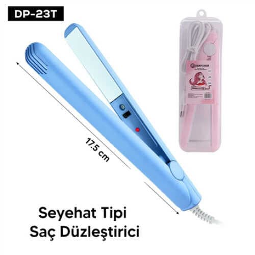 DEMPOWER SEYAHAT TİPİ SAÇ DÜZLEŞTİRİCİ