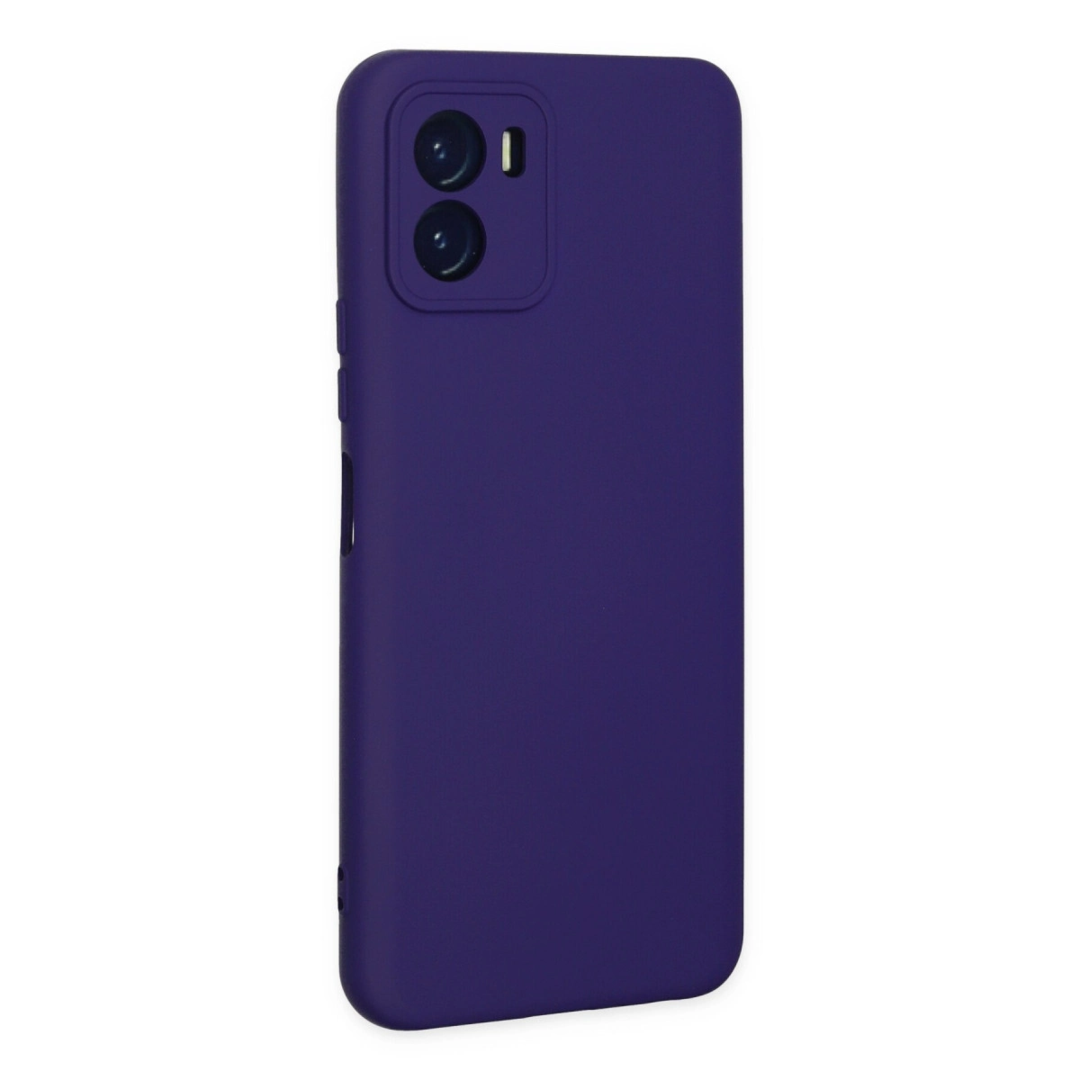 Vivo Y15s Kılıf Nano İçi Kadife Silikon - Mor