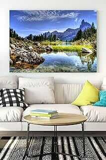 (15767) Dağ Ve Göl Mazara Kavas Tablo 2 40 x 60