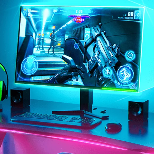 BASEUS Game Light RGB 5050 Esnek Oyuncu Pc LED Şerit Işık 5W15 m-(5775)