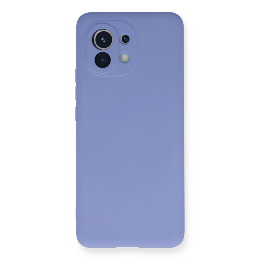 Xiaomi Mi 11 Kılıf Nano İçi Kadife Silikon - Lila