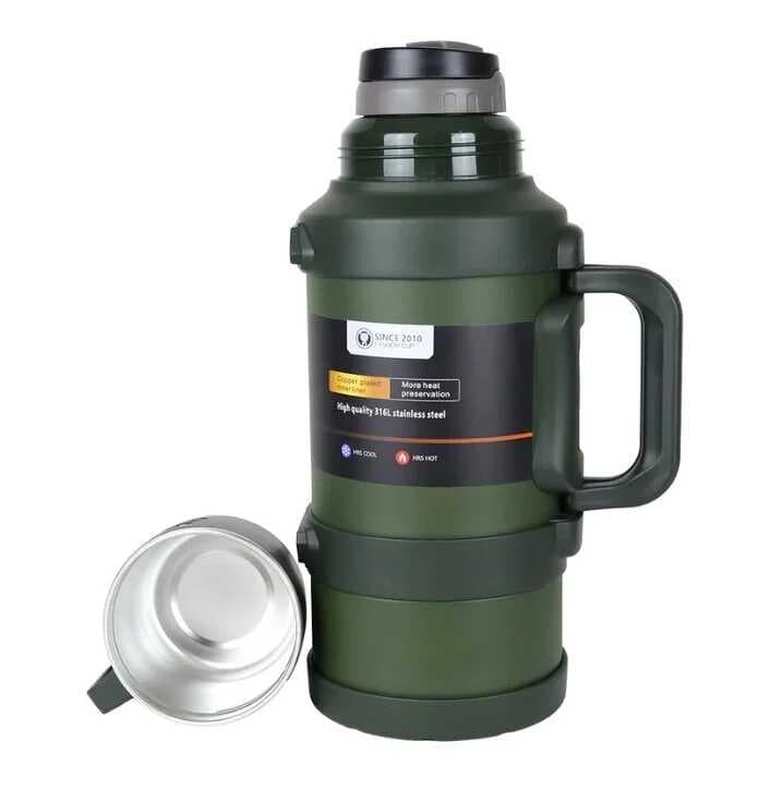 Safe Paslanmaz Çelik 3.2 Litre Termos 48 Saat Sıcak Soğuk Tutma (5430)