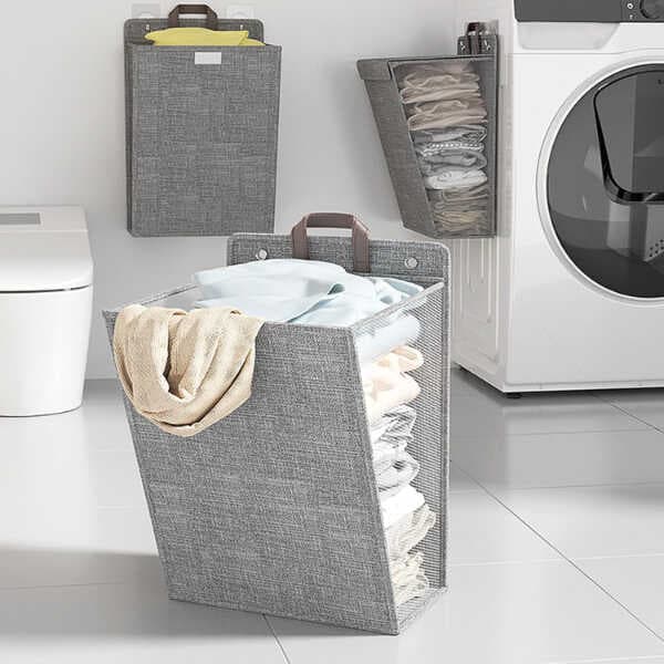 Katlanabilir Asılabilir Kirli Çamaşır Sepeti