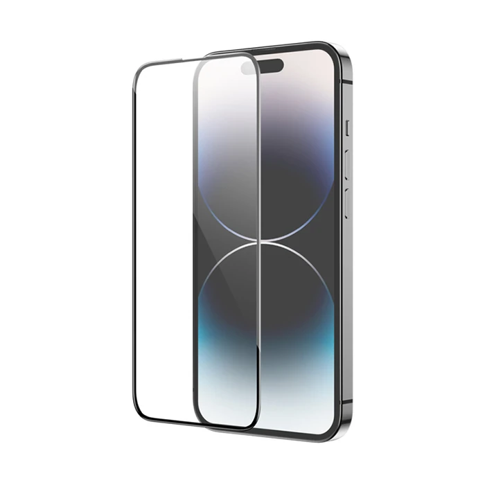 HOCO Guardian Shield Series iPhone 15 Pro 5D Tempered Kırılmaz Cam Ekran Koruyucu 10 Adet Set-(5775)