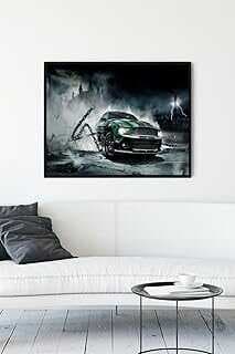 (9833) Araba Çerçeveli Tablo 2 (30 X 40cm)