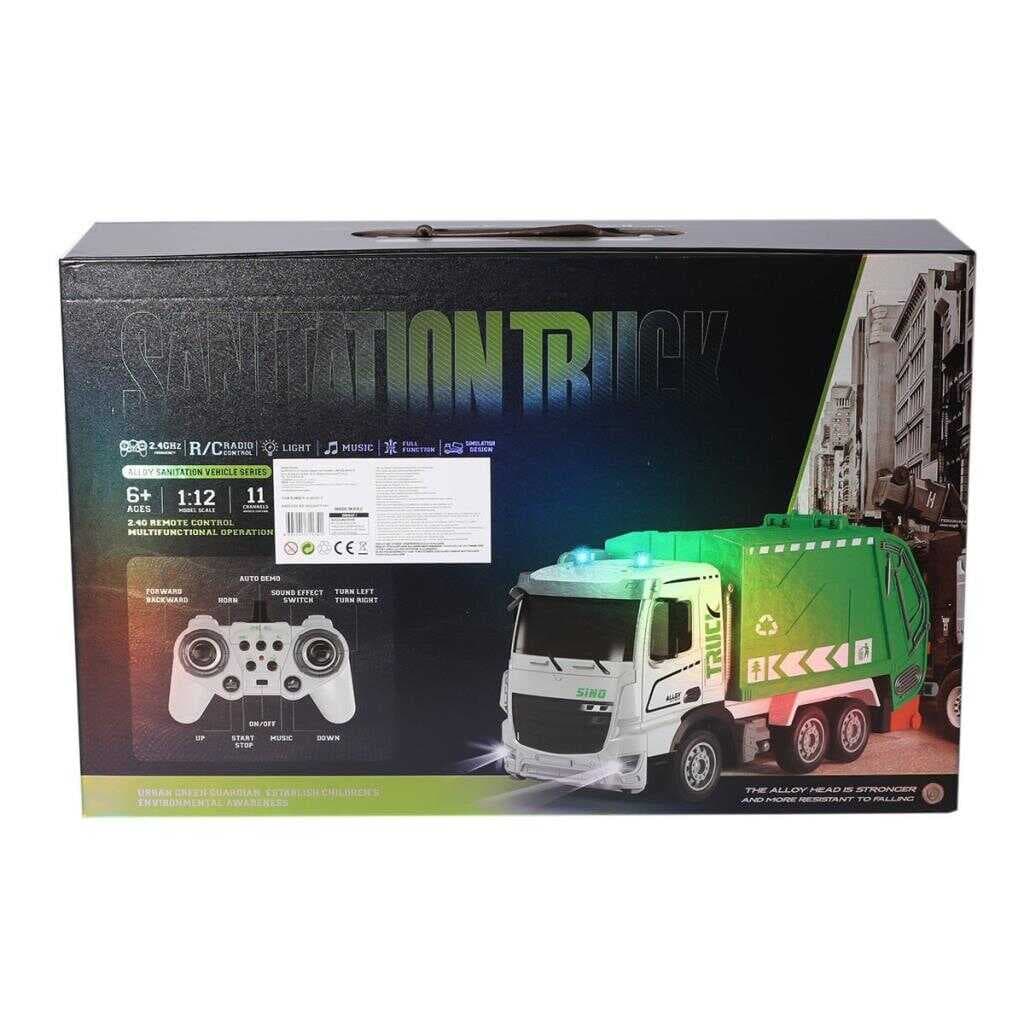 Nessiworld HJ8003-1  Metal Kumandalı Çöp Arabası -Gepettoys