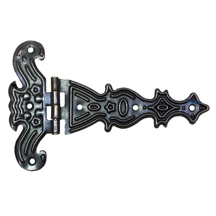 Dekoratif, Sac Tek Kuyruklu Menteşe - 69x102 Mm, Büyük, Eskitme, 1 Adet