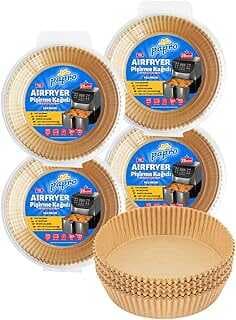 papro Airfryer Pişirme Kağıdı,Fritöz Yağlı Kağıdı 25'li X4 Adet Avatajlı Paket - Toplam 100 Adet