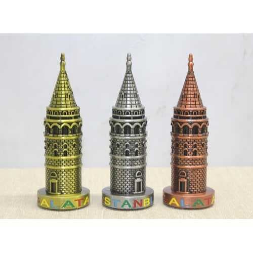 13 cm Metal Galata Kulesi