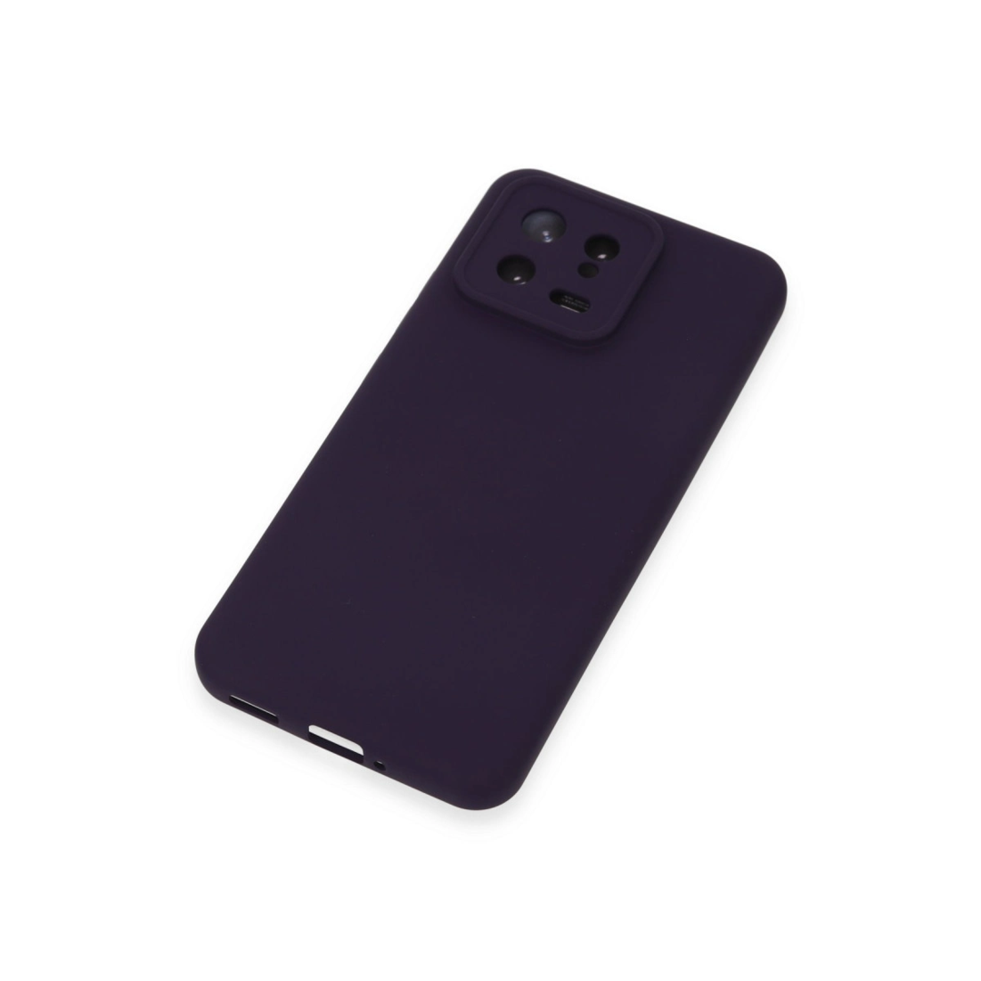 Xiaomi Mi 13 Kılıf Nano İçi Kadife Silikon - Mor