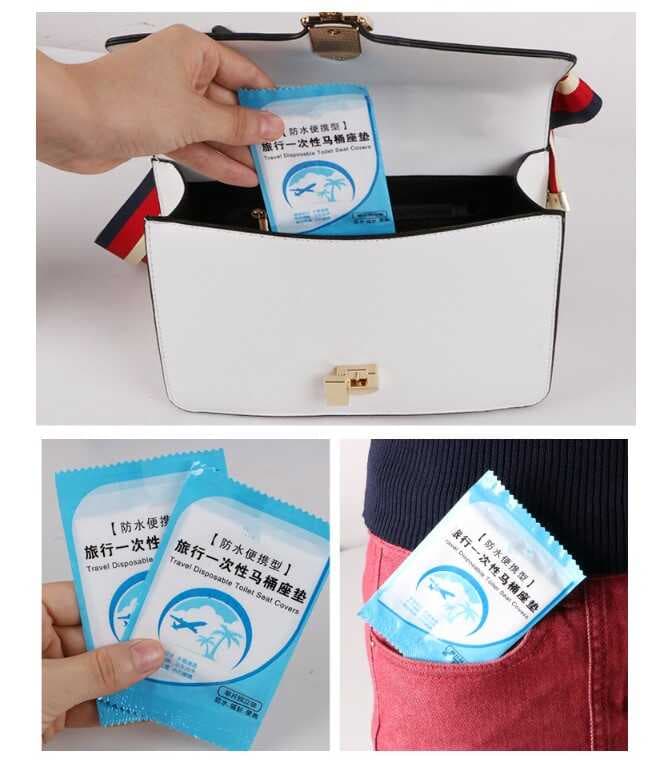 Nessiworld Hijyenik Tek Kullanımlık Klozet Kapağı Poşeti 50 Adet POŞETLİ