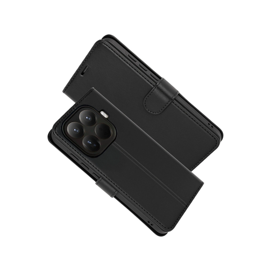 Xiaomi Mi 15t Pro Trend S Plus Kapaklı Kılıf - Siyah