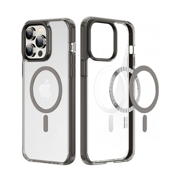 Dux Ducis Clin Mag Series iPhone 14 Pro 6.1 Magsafe Uyumlu Manyetik Silikon Kılıf-(5775)