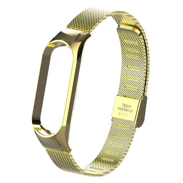 Xiaomi Mi Band 5 Metal Kayış Kordon Kopçalı Milano Loop-(5775)