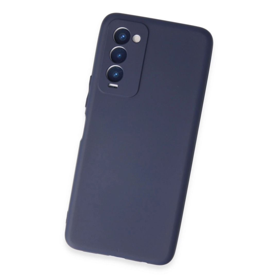 Tecno Camon 18 Kılıf First Silikon - Lacivert